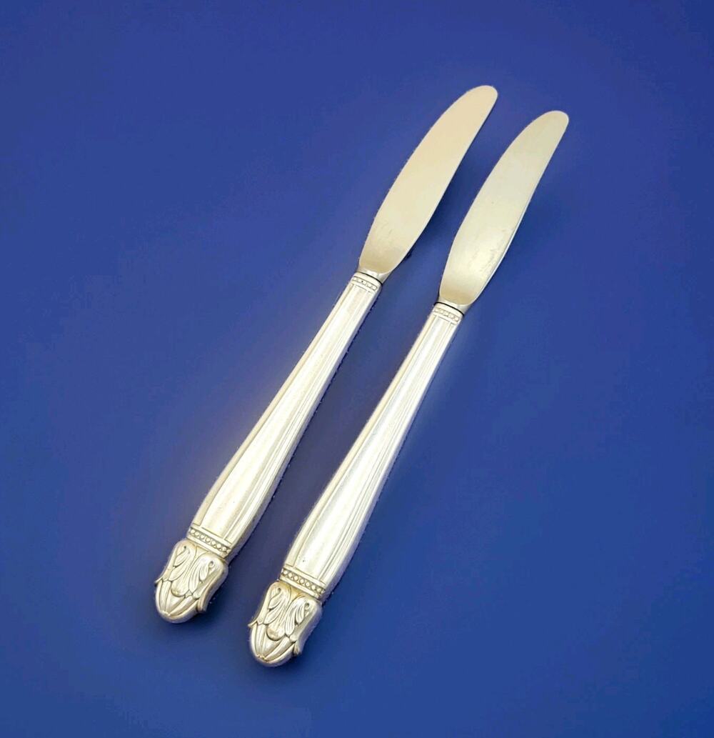 Holmes & Edwards International Silver Danish Princess Master Butter Knive Set 2